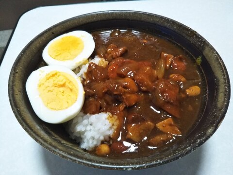 圧力鍋で簡単　無水キーマカレー